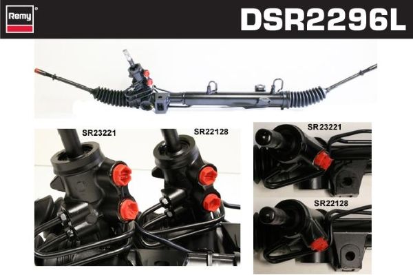 DELCO REMY Рулевой механизм DSR2296L